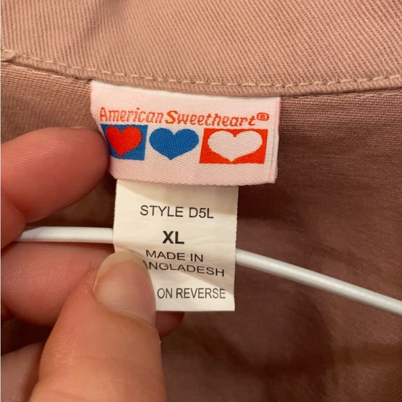 💕 PINK DENIM JACKET 💕  NWOT - Picture 7 of 7